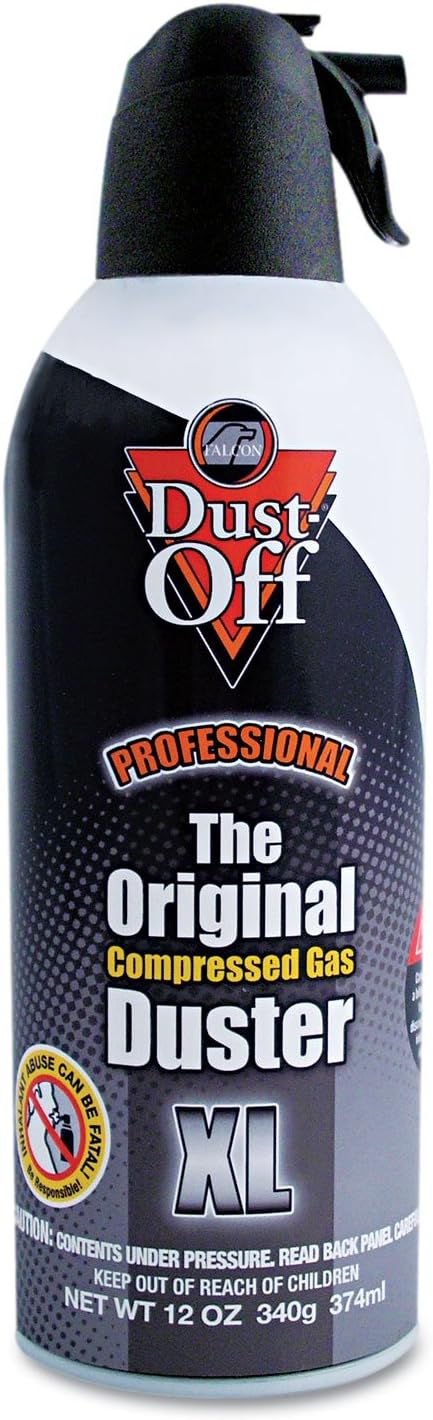 Dust-Off DPSXL12 Disposable Compressed Gas Duster, 12 oz Can