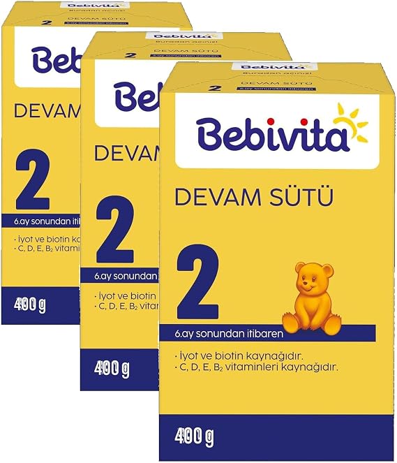 Bebivita 2 Devam Sütü (3 paketi)