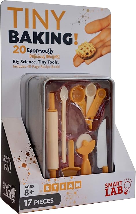 SmartLab Toys TINY Baking with 20 Delicious Tiny Recipes. Big Science. Tiny Tools.