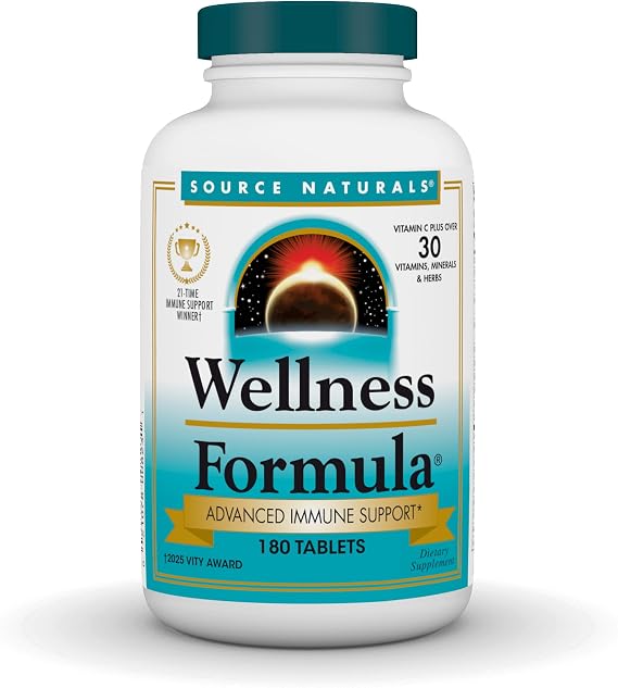 Source Naturals Wellness Formula, Advanced Immune Support* - 180 Tablets