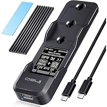 ineo M.2 NVMe & SATA to USB C 20Gbps Docking Station for M-Key Support B+M Key 2280 2260 2242 2230 SSD M.2 20Gb Dock