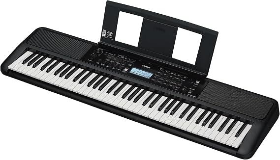 Yamaha PSR-EW320 Portable Keyboard for Beginners, 650 Authentic Instrument Voices and 76 Touch-Sensitive Keys with 48-Note Polyphony, Includes 2 Online Lessons with Yamaha Music School Teacher
