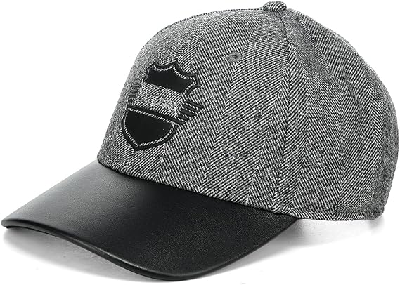 Cuadra Men's Textile & Leather Casual Caps