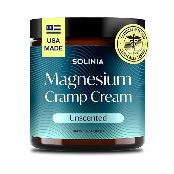 Magnesium Cream, USA-Made Unscented Magnesium Lotion for Feet