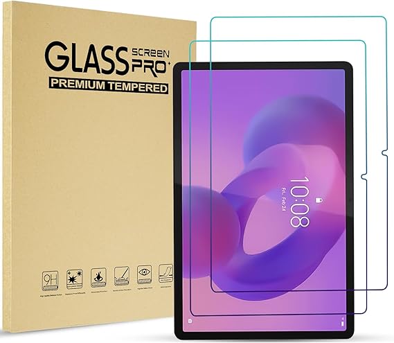 ProCase 2 Pack Screen Protector for 12.7" Lenovo Idea Tab Pro 2025/Yoga Tab Plus 2025/Tab P12 2023, Tempered Glass Film Guard for 12.7" Lenovo Idea Tab Pro/Yoga Tab Plus/Tab P12 2025 2023 Release