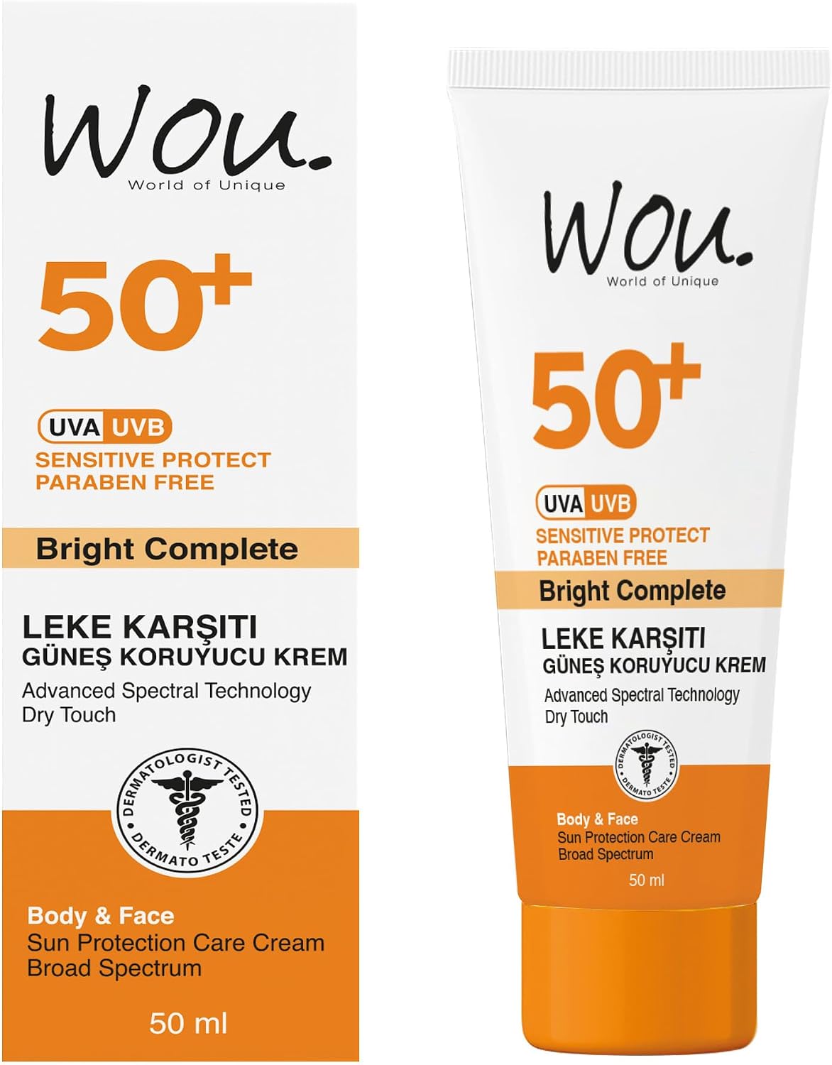 WOU Anti-Blemish Sun Cor. Cream 50Ml