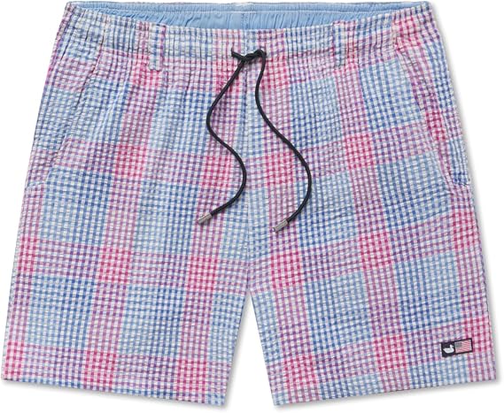 Southern Marsh Dockside Swim Trunk - Seersucker Gingham