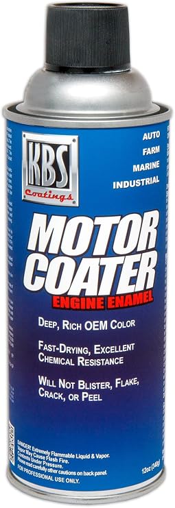 KBS Coatings 60104 Ford Corporate Blue Motor Coater Engine Paint - 12 fl. oz.