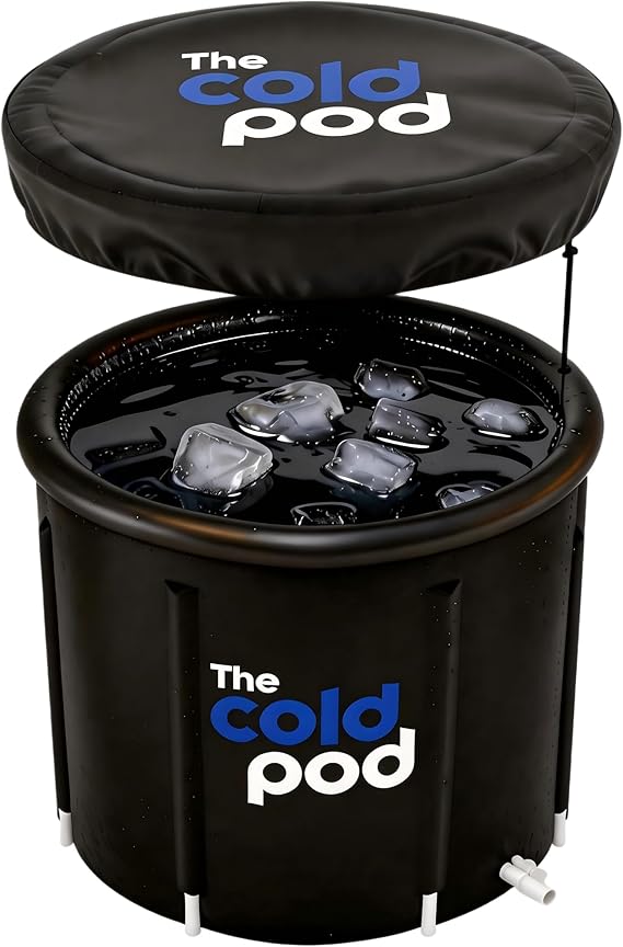 The Cold Pod Ice Bath Tub for Athletes XL: Cold Plunge Tub Outdoor with Cover,116 Gallons Portable Ice Bath Cold Water Therapy Plunge Pool,Large Ice Tub for Cold Dippers at Home