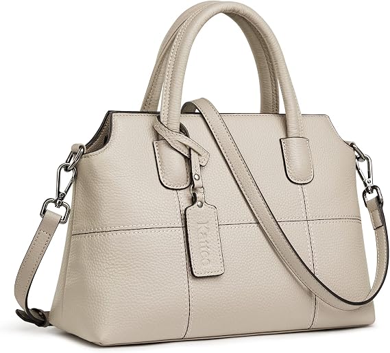 Kattee Meduim Leather Handbags, Soft Hobo Shoulder Crossbody