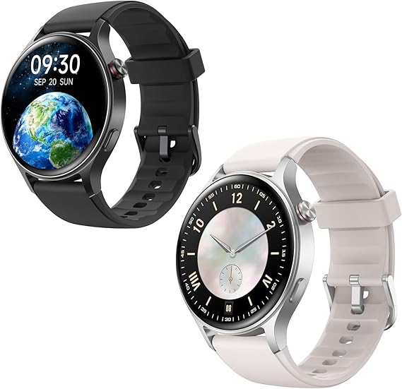 Fitpolo Smart Watch 1.8" Touchscreen Fitness Tracker Watches Blood Oxygen Heart Rate Monitor,Calls,Alexa Built-in, Sleep Calorie Step Counter Waterproof Activity Trackers for Android iPhone