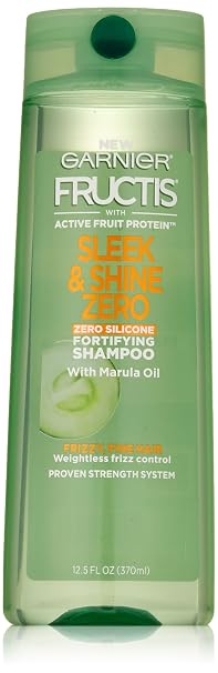 Garnier Hair Care Fructis Sleek and Shine Zero Shampoo, 12.5 Fluid Ounce