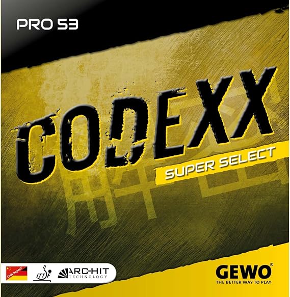 GEWO Codexx Superselect Pro 53 - Offensive Table Tennis Rubber
