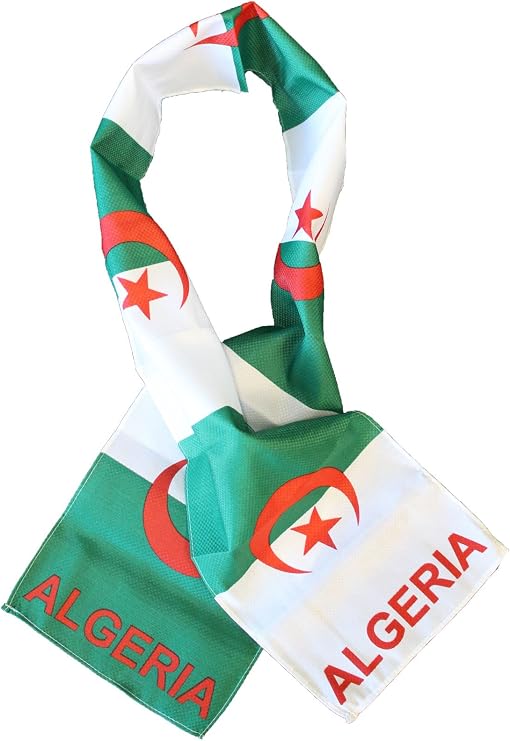 Flagline Algeria Flag Lightweight Polyester Fashion Scarf