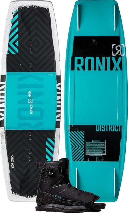 Ronix Wakeboard Package 144 - District Wakeboard w/ Anthem Boa Boot - 10.5-14.5