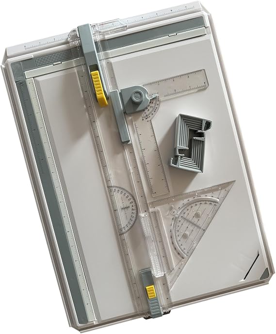 A3 Drawing Board Drafting Table, Portable Drawing Board Table, Adjustable Angle Metric Drafting Table, Drawing Tool Set