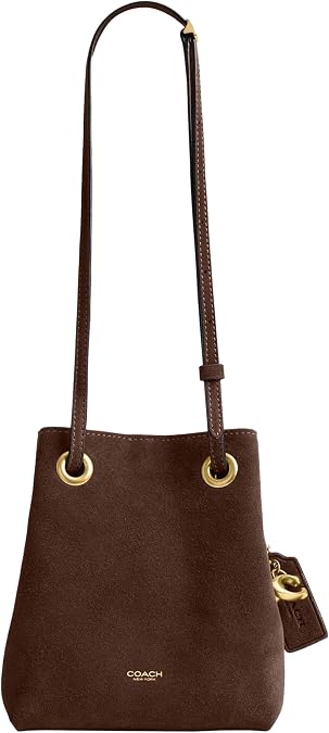 Coach Women's Leather Jade Drawstring Bag
