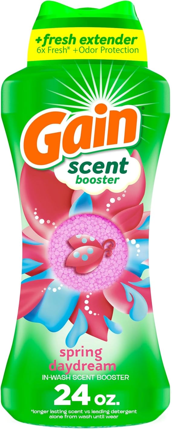 Gain In-Wash Laundry Scent Booster, Spring Daydream Scent, 24.0 OZ, Fresh Extender + Odor Protection