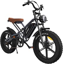X50 Electric Bike for Adults with Powerful 750W Brushless Motor, Long-Lasting 48V 14Ah Battery, 20 Inch Fat Tires, Shi-Mano 7-Speed Gear System 26MPH Snow Beach Mountain Electric Bicycle