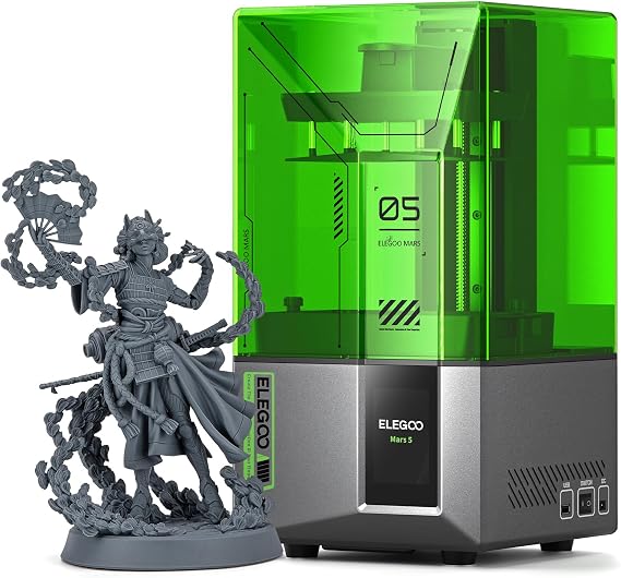 ELEGOO Mars 5 MSLA Resin 3D Printer, Smart Mechanical Sensor