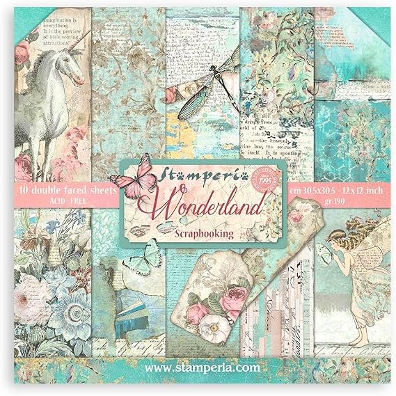 Stamperia Intl Scrapbooking Paper, Multi 10 Count(Pack of 1)