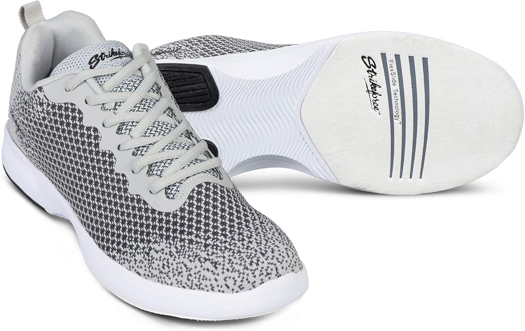 KR Strikeforce Aviator Mens Athletic Bowling Shoes with Fixed Heel and Slide Pads for Right or Left Handed Bowlers
