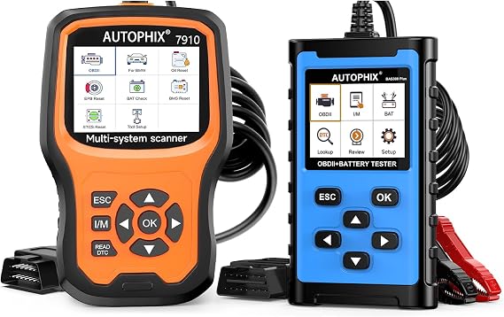 AUTOPHIX 7910P+ Fit for BMW Scanner with AUTOPHIX BAS300 Plus OBD2 Scanner & Battery Tester