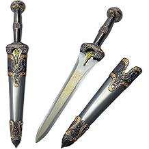 Sauvagine-14.56-inch Ancient Roman Gladius Sword - Decorative Gladius Sword with Sheath, Suitable for Role-Playing, Collectible Display and Gifting