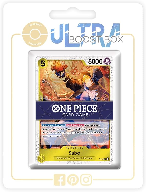 Sabo P-073 Foil Rare - my-booster X One Piece The Best Vol.2 (PRB-02) - Box of 10 One Piece French Cards