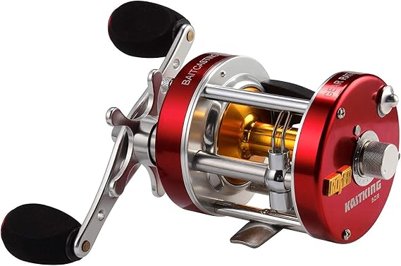 KastKing Rover Round Baitcasting Fishing Reels, Perfect Reel for Catfish