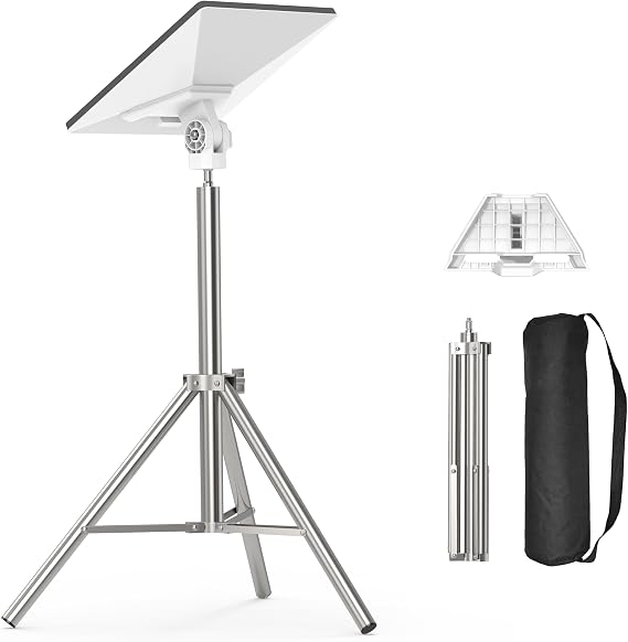 Starlink Mini Tripod Mount with 1/4" Screw Adapter, Stainless Steel Telescopic Stand, Adjustable Height & 360 Tilt, Universal Ball Head for Versatile Angle Adjustment. (mn03)