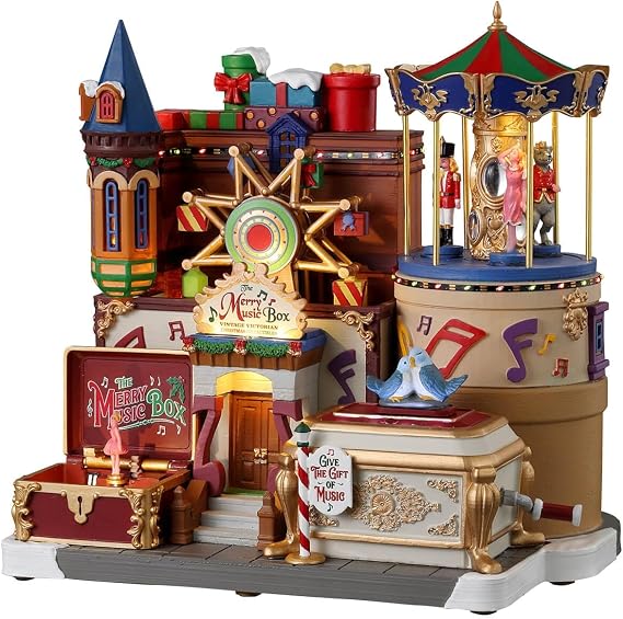 Lemax The Merry Music Box, with 4.5V Adaptor #35021