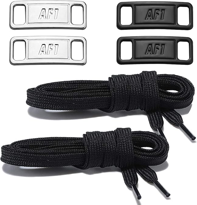 2 Pair Flat Shoelaces Replacement Laces for Air Force 1 Sneaker
