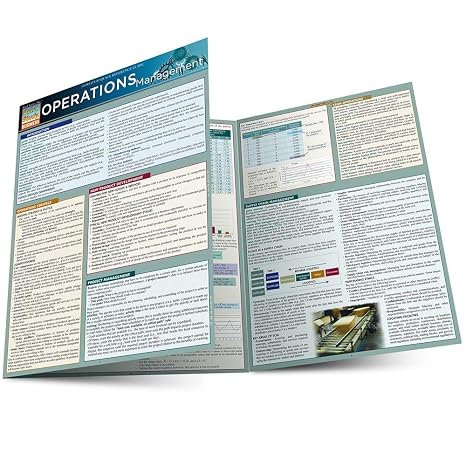 Operations Management: QuickStudy Laminated Reference Guide