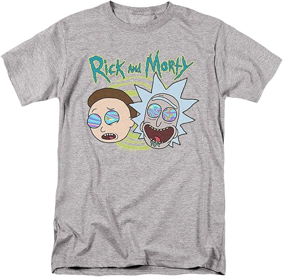 LOGOVISION Rick and Morty Blown Minds Unisex Adult T-Shirt Collection