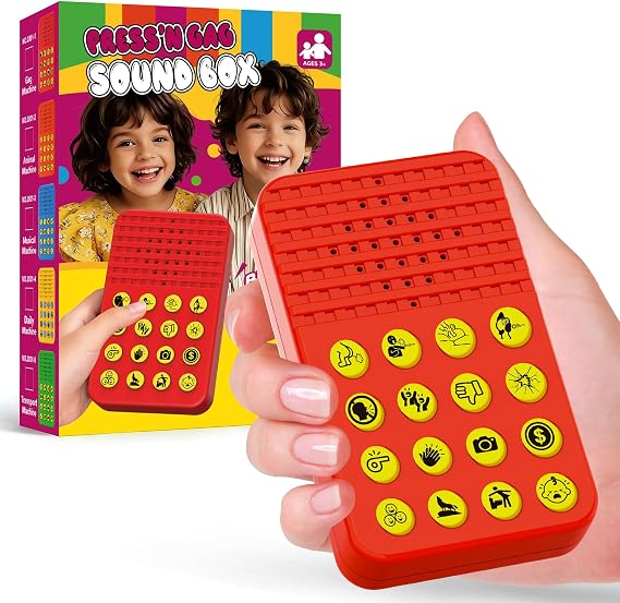 16 Hilarious Sound Effects Machine, Cool Gadgets Prank Noise Maker for Boys