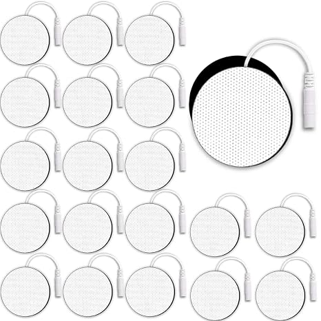 Self-Adhesive Electrodes TENS Unit Electrode Pads 2x2" Round 20Pcs