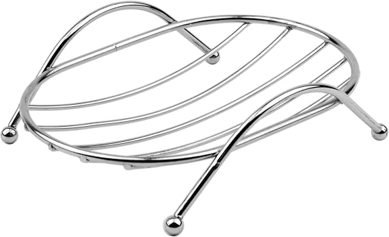 Wire soap Dish Holder Stainless Steel soap Dish Drain Holder Bathroom Kitchen Home