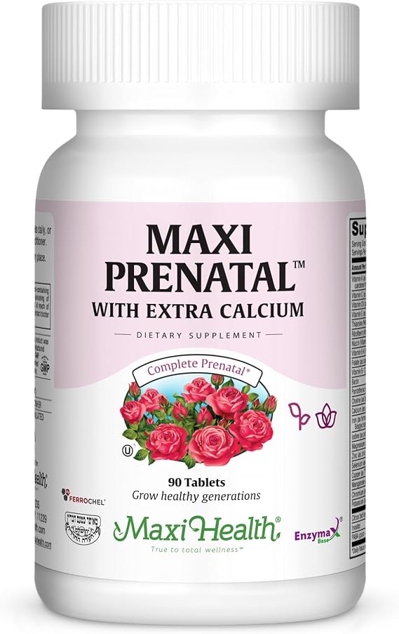 Maxi Health, Maxi Prenatal, 90 Count (Pack of 1)