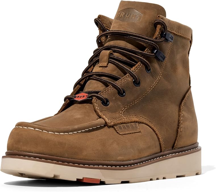 BRUNT Men's Marin Water-Resistant Work Boots