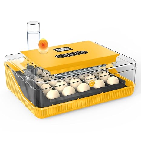 25 Eggs Incubator, Incubators for Hatching Eggs, with Temperature & Humidity Control, Automatic Egg Turning, Egg Candler, for Hatching Quail, Chicken, Duck, Goose Eggs