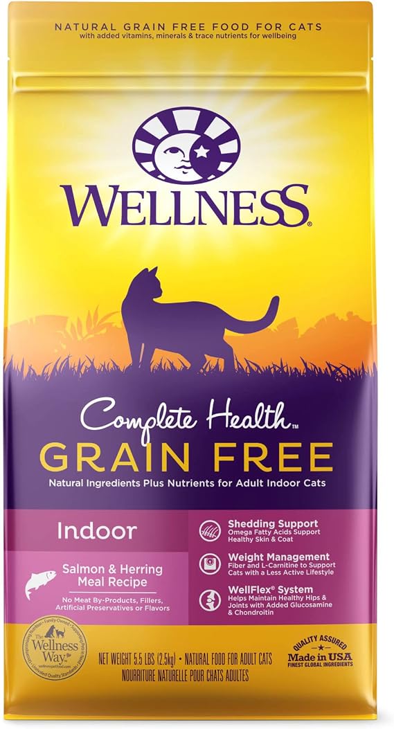 Wellness Complete Health Natural Grain Free Deboned Chicken & Chicken Meal Dry Kitten Food, 2.25 Pound Bag