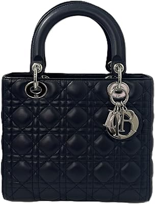 Christian Dior, Pre-Loved Medium Lady Dior, Black