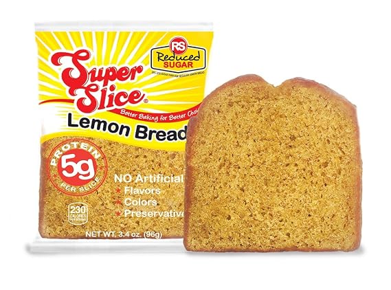 Super Bakery Super Slice Reduced Sugar Lemon Bread 75 count