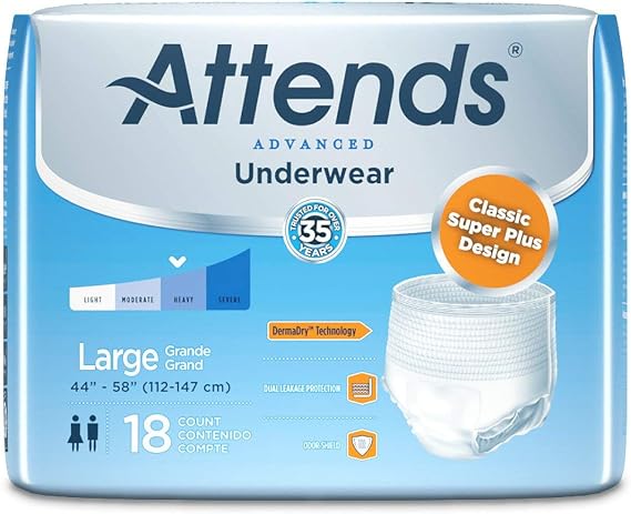 MCK23523101 - Adult Absorbent Underwear Attends Pull On Large Disposable Heavy Absorbency
