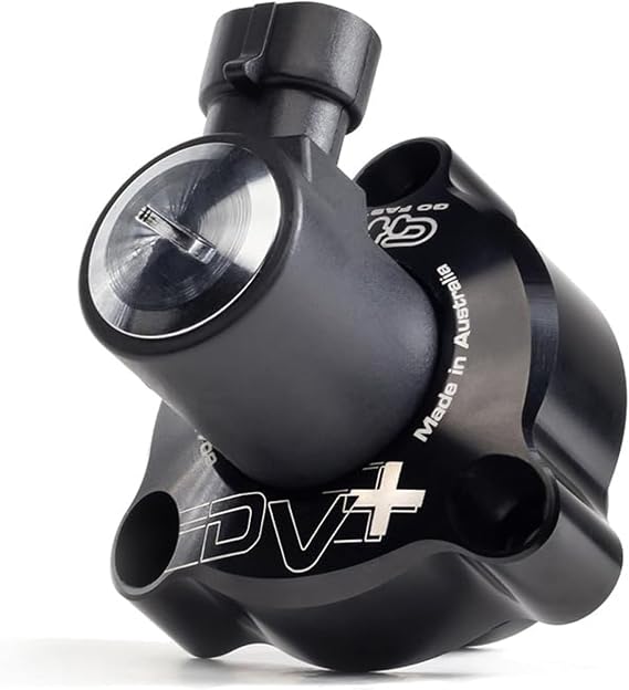 Go Fast Bits Diverter Valve, DV+, Aluminum, Black Anodized, Ford EcoBoost-Series, Each