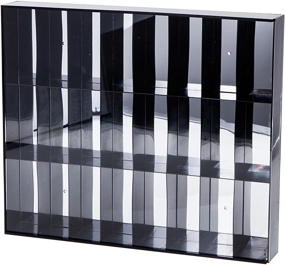 Protech AFSBM 24 Slot Acrylic Display Case for 3" - 4" Action Figures (Wall-Mount), 18" W x 15.25" H x 2.5" D