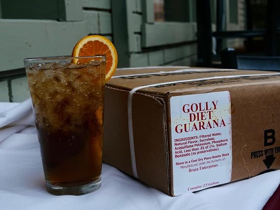 Diet Guarana 2.5 Gallon Bag in Box Soda Syrup