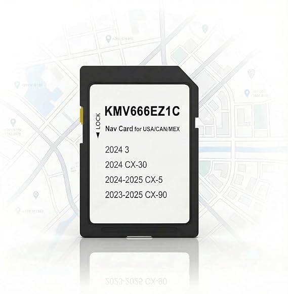 Navigation SD Card for Mazda CX-90, CX-5, CX-30 & 3, KMV666EZ1C