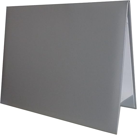Diploma Cover Holoder Smooth 7x9 Certificate Cover Grad Days Gray
